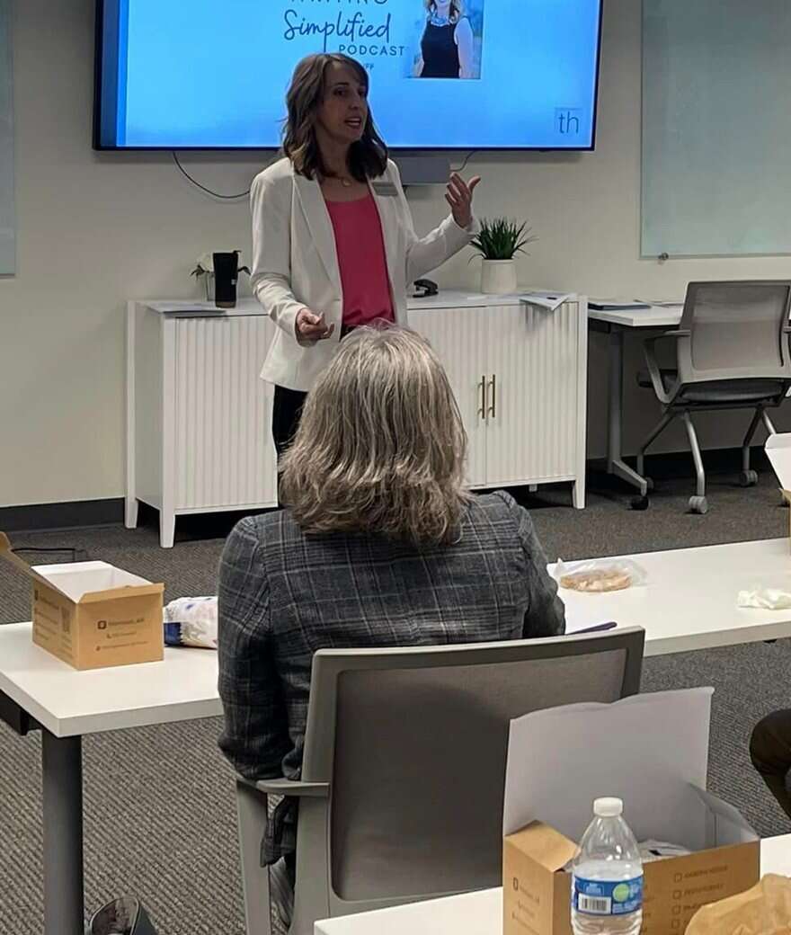 Teresa Huff leading a nonprofit workshop